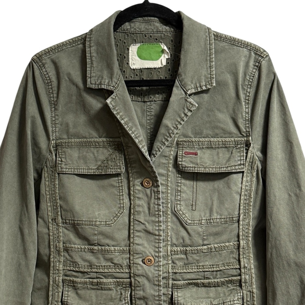 NWOT Anthropologie Military Run Ruby Dixie Jacket - Picture 5 of 15
